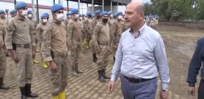 Bakan Soylu jandarma personeline teşekk&uuml;r etti