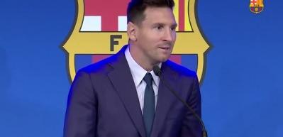 Lionel Messi g&ouml;zyaşlarına hakim olamadı