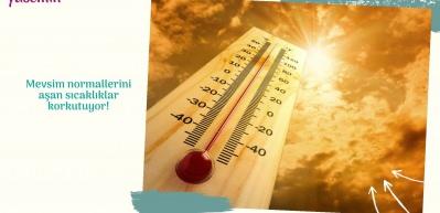 Mevsim normallerini aşan sıcaklıklar korkutuyor!