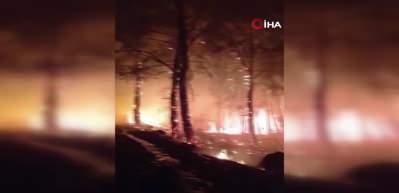 Korku filmlerini aratmadı! Alevlerin i&ccedil;inde kaldılar...