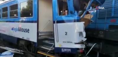 &Ccedil;ekya'da tren kazası: &Ccedil;ok sayıda yaralı!