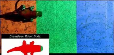 Bukalemun robot ortama göre renk değiştiriyor