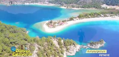 Fethiye'nin efsane güzel Ölüdeniz Plajı