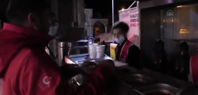 Kızılay Batı Karadeniz&rsquo;de sıcak yemek vermeye başladı