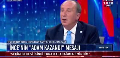 Muharrem İnce: Hatam şu, 'Yazıklar olsun' diyerek o gece istifa etmeliydim