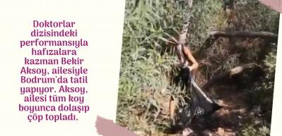 &Uuml;nl&uuml; oyuncu Bekir Aksoy ve ailesinden alkışlanacak hareket!