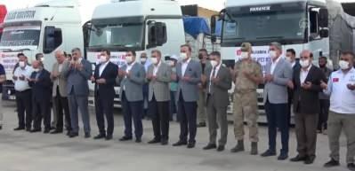 Şanlıurfa'dan Kastamonu'ya 9 tır ve 1 kamyon yardım
