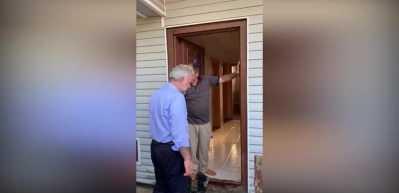 Selde fel&ccedil;li eşini kurtaran Kaptan amca duygulandırdı