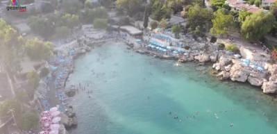 Akdeniz'in "doğal havuzuna" turist akını!