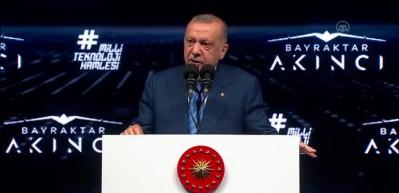 AKINCI TİHA'da tarihi g&uuml;n! Başkan Erdoğan'dan &ouml;nemli a&ccedil;ıklamalar