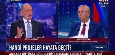 Ankara B&uuml;y&uuml;kşehir Belediye Başkanı Mansur Yavaş'ın zor anları!