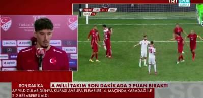 Altay: "Frikikte bir anlaşmazlık oldu"