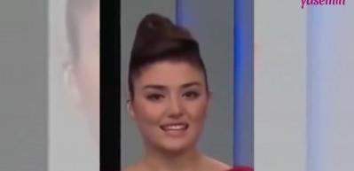 Hande Er&ccedil;el'in sunuculuk halleri sosyal medyanın g&uuml;ndemine oturdu!