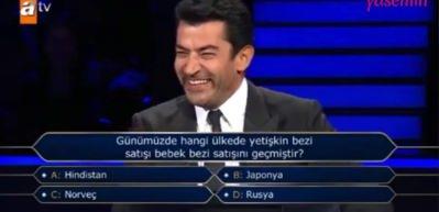 Kenan İmirzalıoğlu'nu g&uuml;lmekten kırdı ge&ccedil;irdi! Kim Milyoner Olmak İster'e damga vurdu...