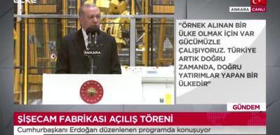 Erdoğan: İHA filomuzu d&uuml;nyanın 1 numarası haline getireceğiz