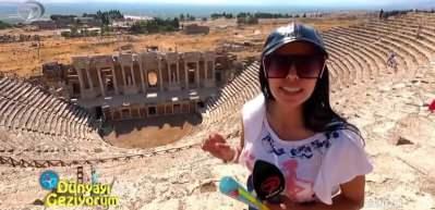 Hierapolis Antik Kenti'nin 12 bin kişi kapasiteli devasa tiyatrosu