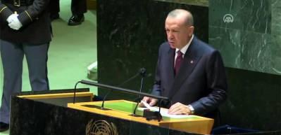 Başkan Erdoğan BM'de m&uuml;jdeyi duyurdu