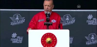 Başkan Erdoğan m&uuml;jdeyi verdi: TEKNOFEST'i uluslararası hale getireceğiz