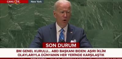 BM'nin 76'ıncı Genel Kurulu ABD Başkanı Biden'dan &ouml;nemli a&ccedil;ıklamalar