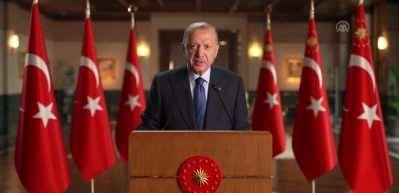 Cumhurbaşkanı Erdoğan, BM Gıda Sistemleri Zirvesi'ne video mesaj g&ouml;nderdi