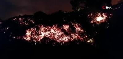 Kanarya Adaları&rsquo;ndaki yanardağ lav p&uuml;sk&uuml;rtmeye devam ediyor