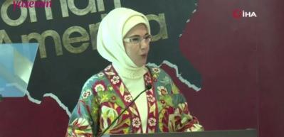 &ldquo;Osmanlı&rsquo;nın Amerika&rsquo;sı&rdquo; belgesel filmine Emine Erdoğan'ın konuşması damga vurdu!