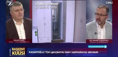 Son dakika haberi: Bakan Kasapoğlu'ndan yurt a&ccedil;ıklaması