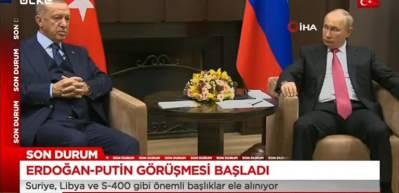 Erdoğan-Putin zirvesi başladı