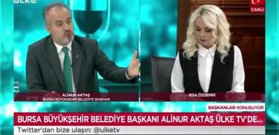 Bursa B&uuml;y&uuml;kşehir Belediye Başkanı Alinur Aktaş &Uuml;lke TV'de ulaşımla ilgili soruları cevapladı