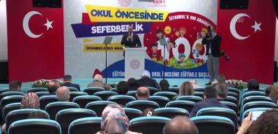 Emine Erdoğan İstanbul'da okul &ouml;ncesi eğitim seferberliği başlattı