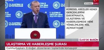 Erdoğan: Milli elektrikli lokomotifimizin &uuml;retimine başlıyoruz