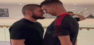 İki efsane karşı karşıya! Khabib Nurmagomedov - Cristiano Ronaldo