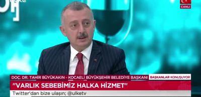 Başkan B&uuml;y&uuml;kakın Kocaeli'ndeki hizmetleri tek tek anlattı