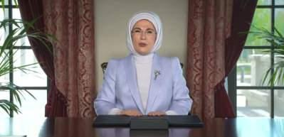 Emine Erdoğan, "Sıfır Atık Zirvesi 2021"e video mesajla katıldı