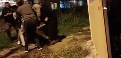 Taksicilerin yer kavgasında yumruklar havada u&ccedil;uştu