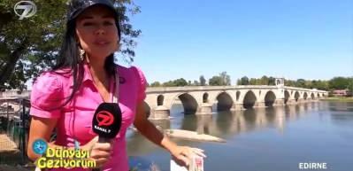 Meriç Nehri'nin üzerinde güneş gibi doğan tarihi köprü