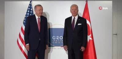 Son dakika: Erdoğan-Biden g&ouml;r&uuml;şmesi başladı! Zirve &ouml;ncesi Biden'den dikkat &ccedil;eken a&ccedil;ıklama