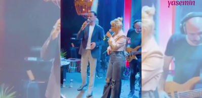 Alişan ve Ceylan'dan canlı d&uuml;et