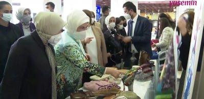 Emine Erdoğan'dan kadınlara mesaj var! 'G&uuml;&ccedil;l&uuml; kadın, g&uuml;&ccedil;l&uuml; aile ve g&uuml;&ccedil;l&uuml; toplum'