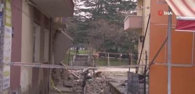 2 kişinin hayatını kaybettiği patlamanın şiddeti g&uuml;n ağarınca belli oldu