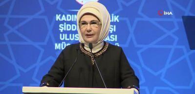 Emine Erdoğan: Şiddetin k&ouml;k&uuml;n&uuml; kurutmak i&ccedil;in el birliği ile &ccedil;alışmalıyız