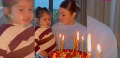 Hande Er&ccedil;el'den yeğeni Mavi'yle doğum g&uuml;n&uuml; paylaşımı!