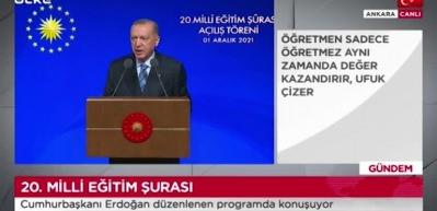 Cumhurbaşkanı Erdoğan'dan &ouml;ğretmenlere son dakika m&uuml;jdeleri