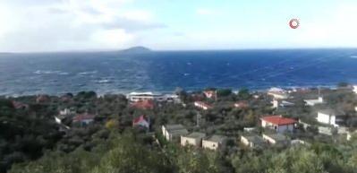 Marmara ve Avşa adalarına gemi seferine fırtına engeli