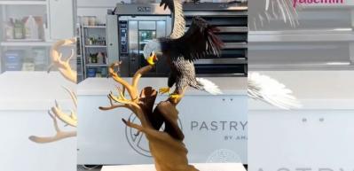 B&ouml;ylesini g&ouml;rmediniz! &Ccedil;ikolatadan kartal yapımı