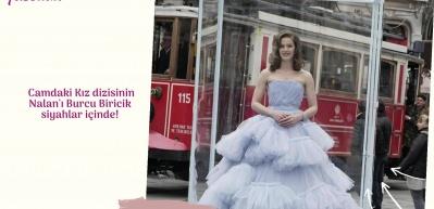  Camdaki Kız dizisinin Nalan'ı Burcu Biricik siyahlar i&ccedil;inde!