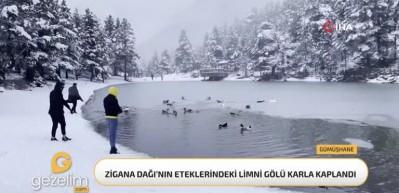 Limni Gölü'nden kartpostallık görüntüler