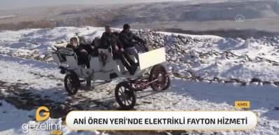 Medeniyetler Beşiği'nde elektrikli fayton dönemi