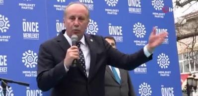 Memleket Partisi Genel Başkanı İnce eski partisi CHP&rsquo;ye sert s&ouml;zlerle y&uuml;klendi