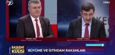 TBMM Plan ve B&uuml;t&ccedil;e Komisyonu Başkanı Cevdet Yılmaz "İstihdam ve ihracat" hakkında konuştu
